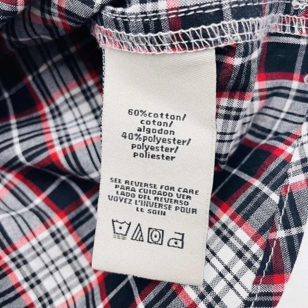 Calvin Klein Jeans Baby Boys 18 Months Plaid Long Sleeve‎ Button Down Shirt 1293